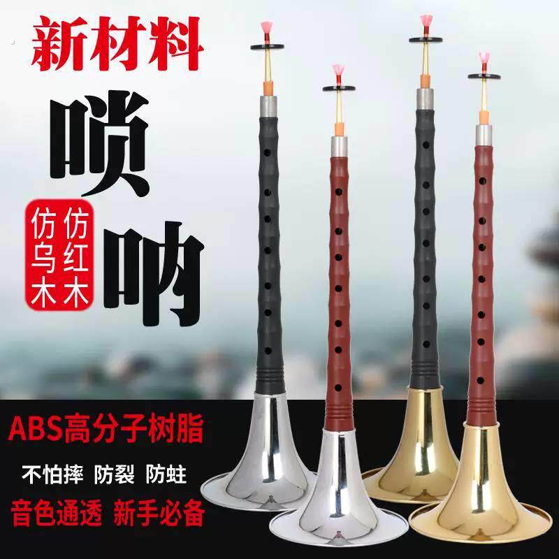 仿乌木仿红木树脂新手初学唢呐全套高硬度防摔防裂送哨片全套