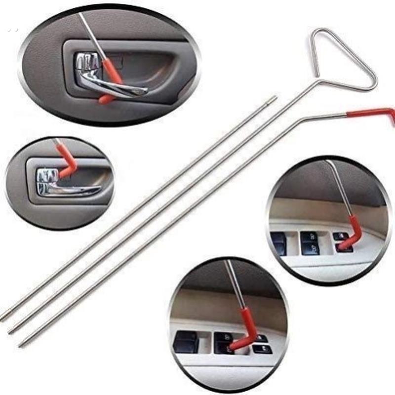 汽车维修辅助拉钩车门把手专用推拉勾三节钩子工具气囊袋车门修理