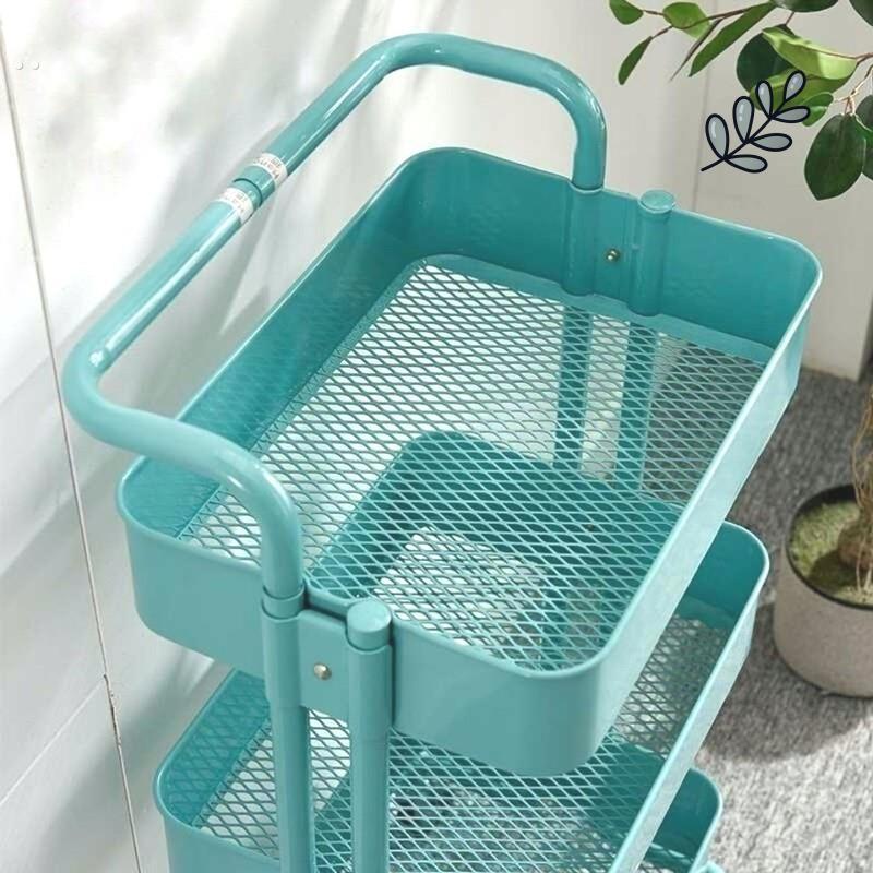 小推车置物架落地卫生间多层厨房移动零食蔬菜卧室床头收纳储物架