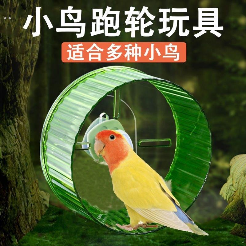 鹦鹉跑轮虎皮专用鸟笼配件大全牡丹益智锻炼攀爬训练玩具解闷用品