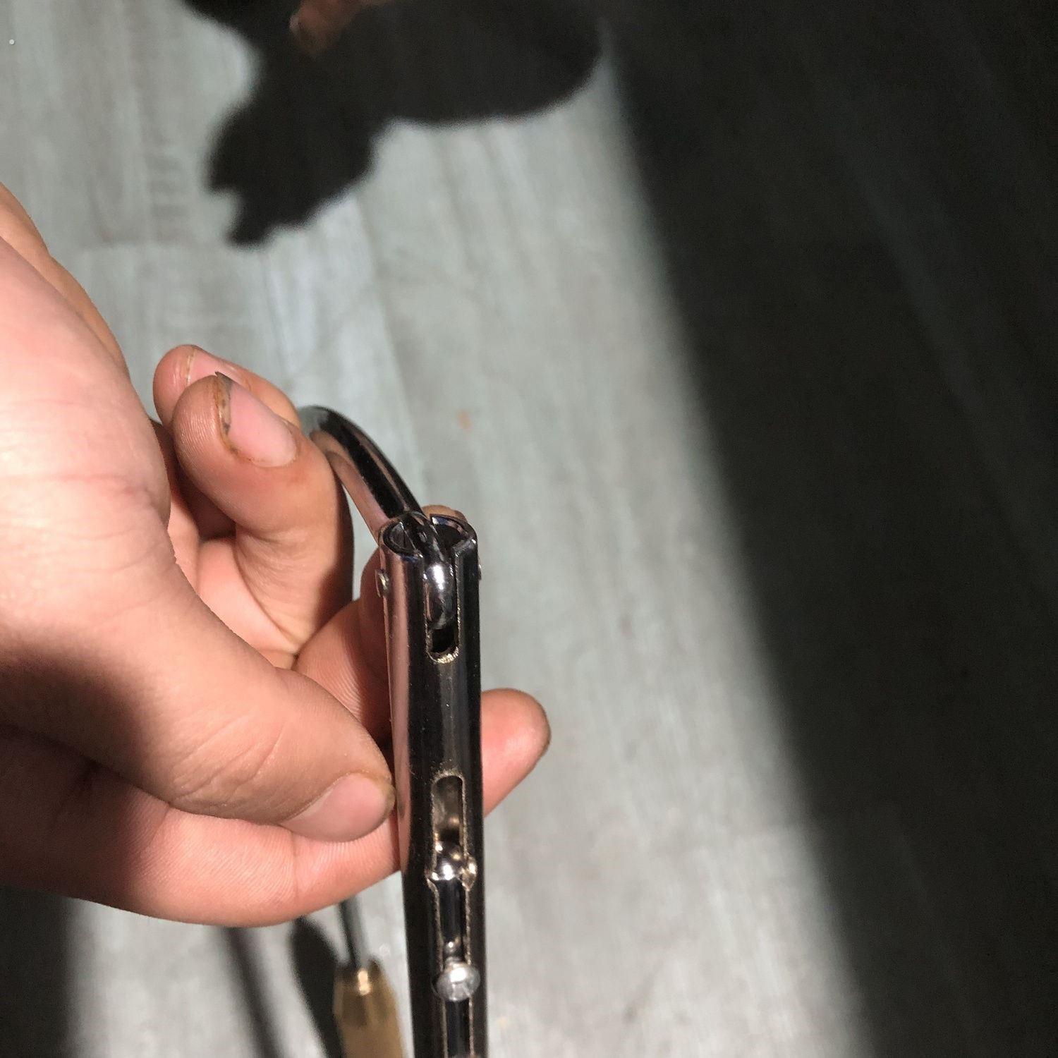 开锁万能勾猫眼开锁弯杆防盗门开锁万能勾不锈钢伸缩可调节实心