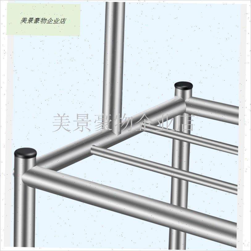 不锈钢单杆双n油汀取暖器踢脚线烘衣架挂衣服架子卧室晒衣.