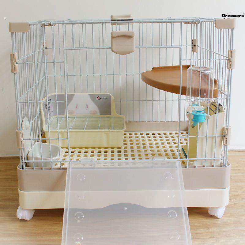 兔笼自动清粪养殖室内家用豚鼠兔子窝屋荷兰猪宠物笼子别墅防厂家