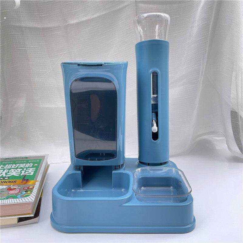 宠物组合式喂食器喂水器不湿嘴杆式饮水机自动喂食器猫咪狗狗