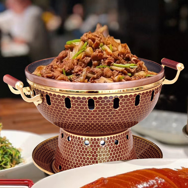 珐琅彩铁板酒精烤肉炉贝勒爷烤肉