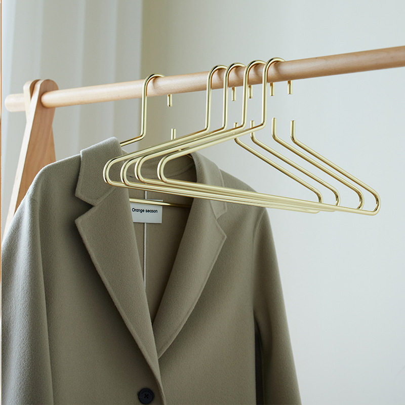 金色金属加粗衣架家纺展示架家用挂服装店衣帽间银色布晾衣艺衣橱,收纳整理,金属衣架,淘宝优惠券,粉丝福利购,淘宝优惠卷