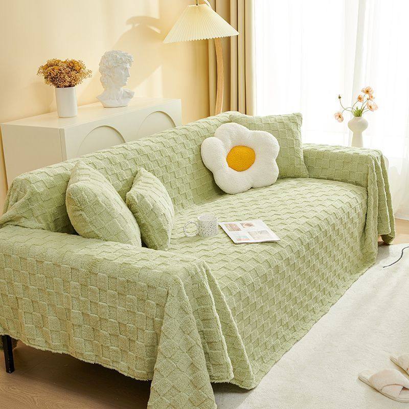 防猫抓沙发盖布一片绒提花巾罩式通用套沙发四季面料沙发毯防滑,居家布艺,沙发套,淘宝优惠券,粉丝福利购,淘宝优惠卷