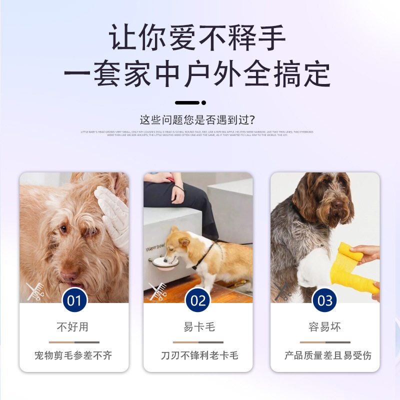 跨境专供6寸家用宠物工具美容专用套装品质牙不锈钢狗剪剪刀出口,宠物/宠物食品及用品,美容剪,淘宝优惠券,粉丝福利购,淘宝优惠卷