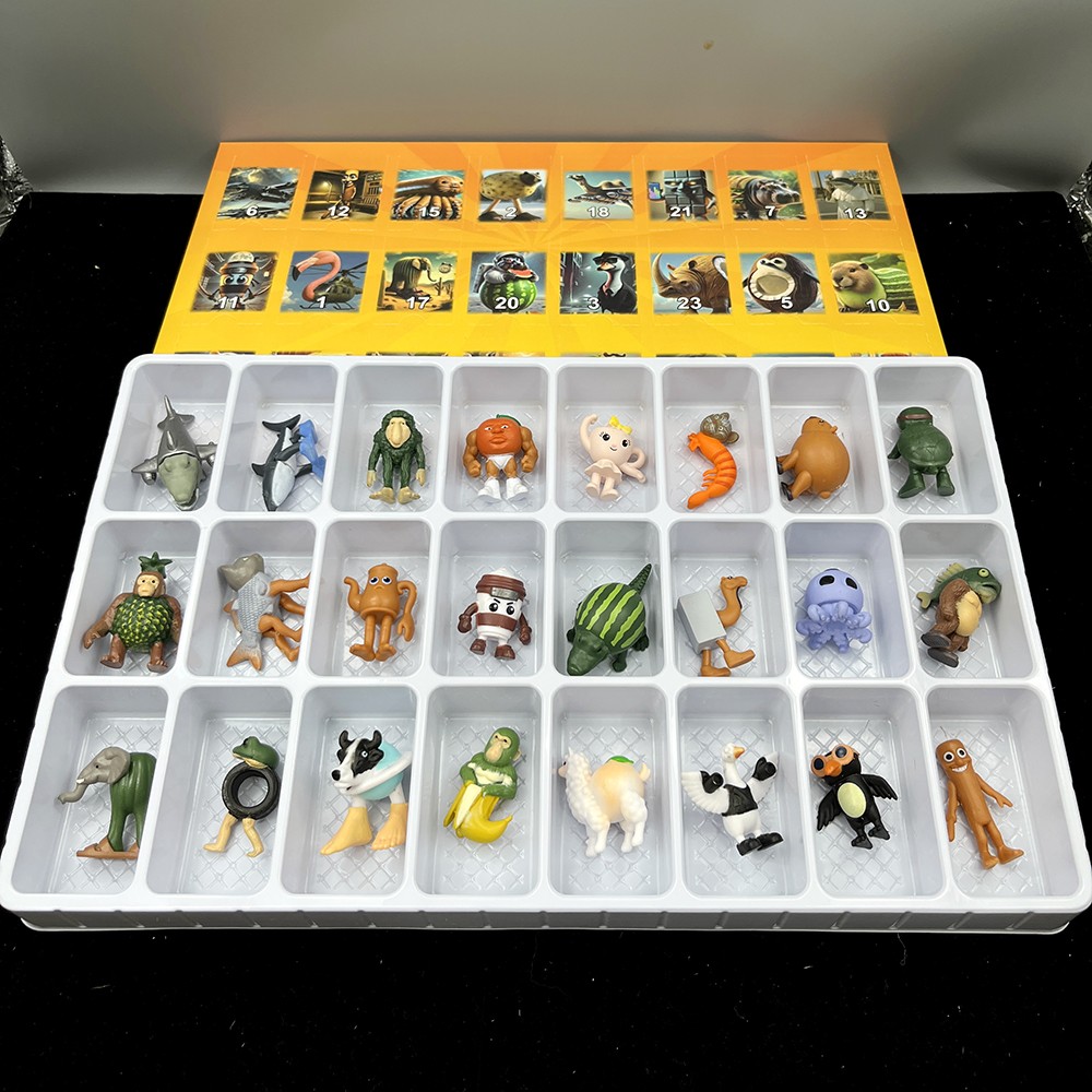 外国山海经洞洞乐ai动物抽象创意手办儿童拆拆解压玩具盲盒戳戳乐