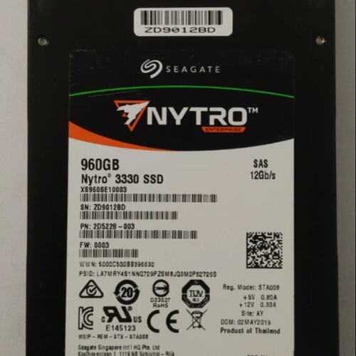 T NYTRO 3330 960G 12G SAS XS960SE10003 服务器SSD 2.5 512议价