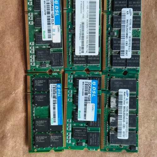 SD笔记本内存PC2700 DDR400老机器电脑256 512 1g 内存条3.3V2.5V