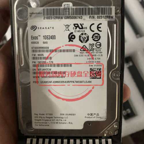 V3 V5 服务器专用硬盘 02312RBW 600G 10K SAS 12GB 2.5寸议价