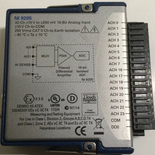 NI-9201/9205/9206/9209/9215/9220/9221C系列电压输入模块！议价
