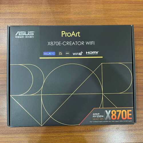 盒装 ProArt X870E-CREATOR WIFI 10G+2.5G 双网卡工作站主板议价