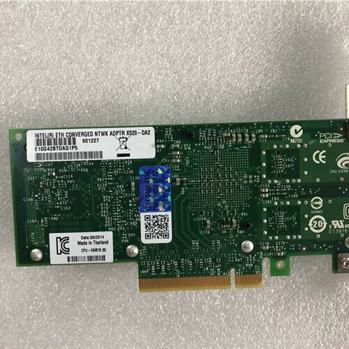 L X520-DA2/SR2 82599ES万兆双口光纤网卡群晖 ESXI 带防伪码议价