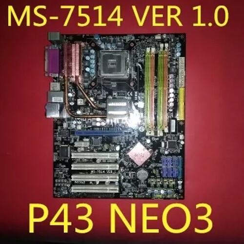 微星MS-7514 VER 1.0 主板P43 NEO3 P43主板豪华板议价