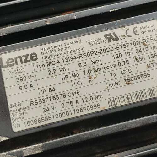 MCA13I34-RS0P2-Z0D0-ST5F10N-R0SU伺服电机带风扇4656EZ议价
