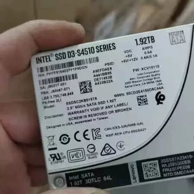 960G 960GB S4510 2.5 01PE655 SSD SR650V2 服务器固态硬盘议价