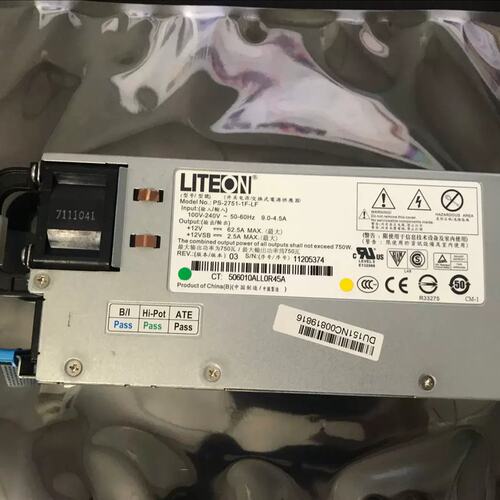 R520 G7电源模块 光宝PS-2751-2F-LF 750W PS-2751-1F-LF议价
