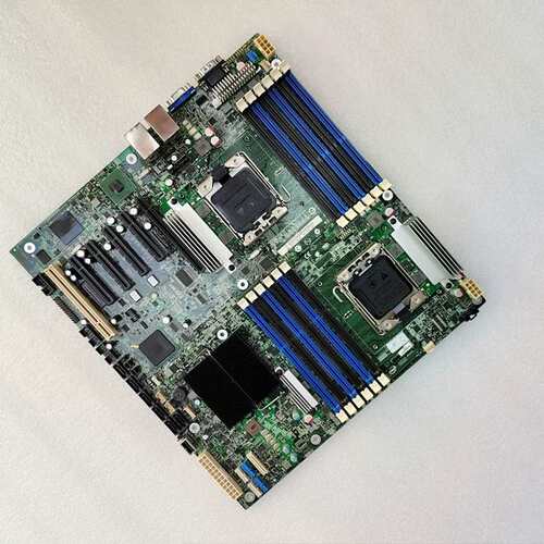 S5520HC 双路1366 X58服务器主板ECC REG 1内存槽议价