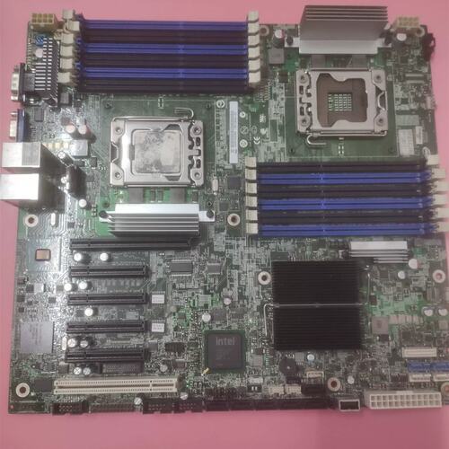 S5520HC 主板 1366双路服务器主板 X58 双路5650主板议价