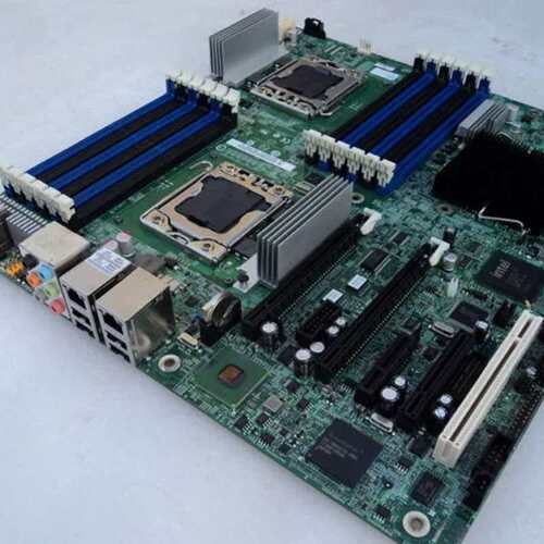 S5520SC 双路1366针服务器主板S5520芯片支持55 56议价