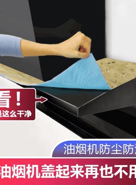 【立减30】油烟机顶部防油垫厨房防油贴纸防尘吸油棉防油垫片-zh