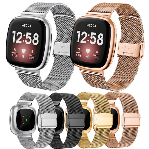 适用fitbitversa4米兰尼斯表带