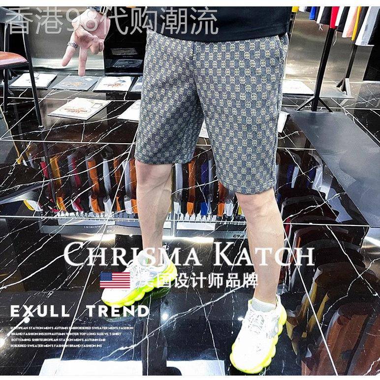 出口美国Chrisma Katch~休闲短裤男潮牌潮流新款男士沙滩五分裤