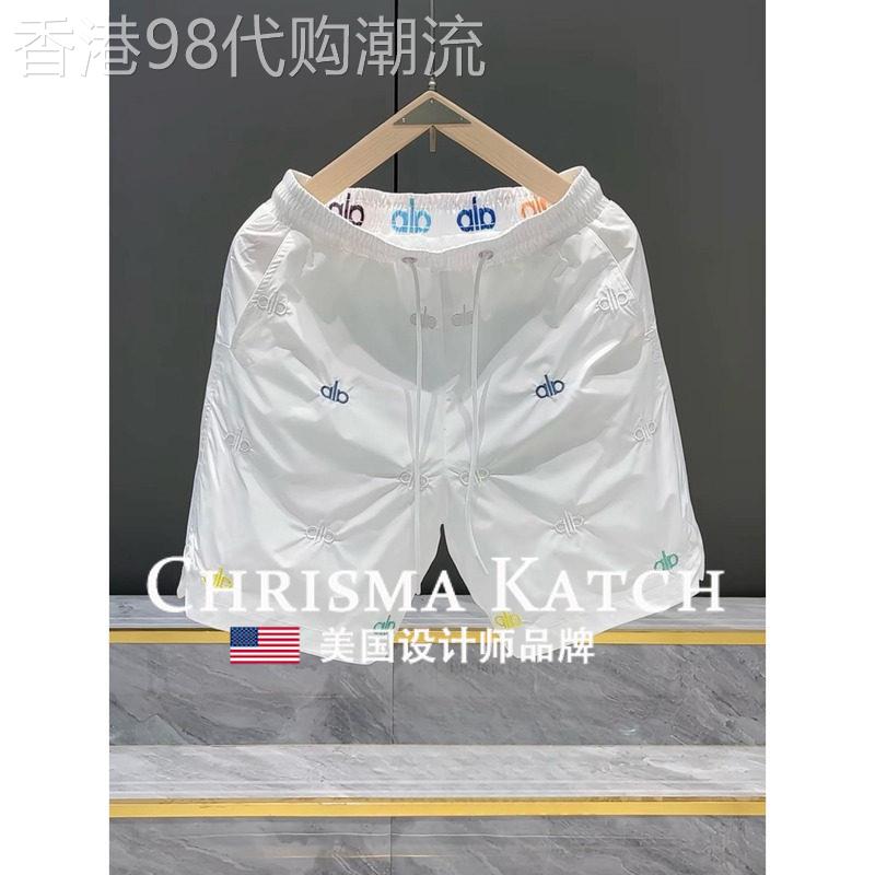 出口美国⭐Chrisma Katch~轻奢时尚短裤男刺绣字母设计五分裤男裤