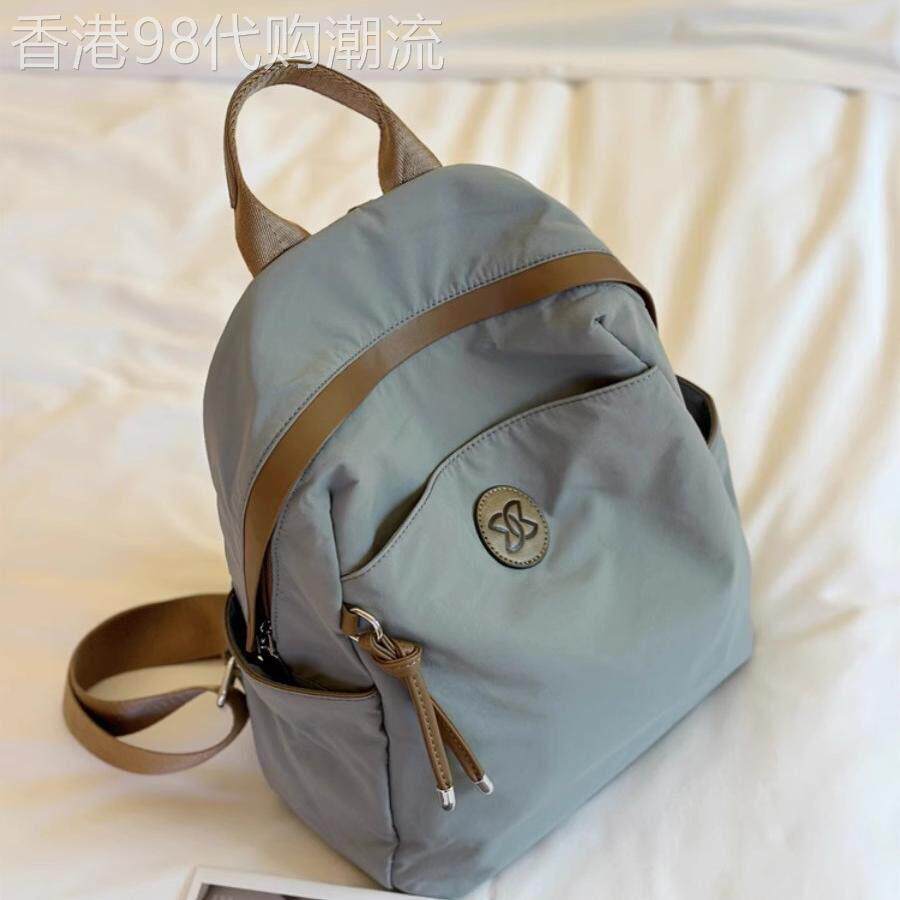 香港高级品牌感轻便通勤包包旅行揹包妈咪包极简新款韩系双肩揹包