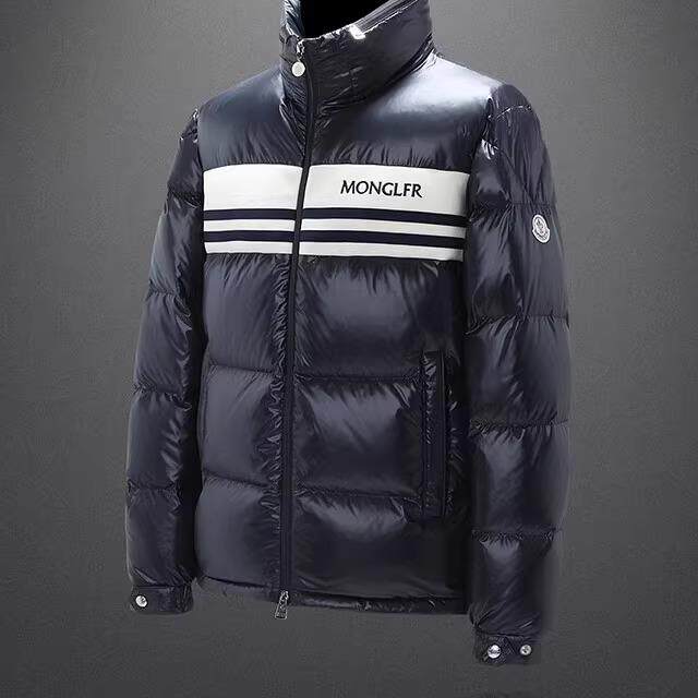 新品欧货轻奢男士立领短款羽绒服修身保暖防寒休闲高品质外套潮