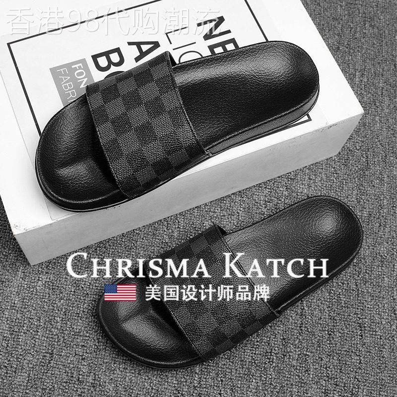 出口美国Chrisma Katch~拖鞋防滑防臭软底踩屎感大码运动休闲