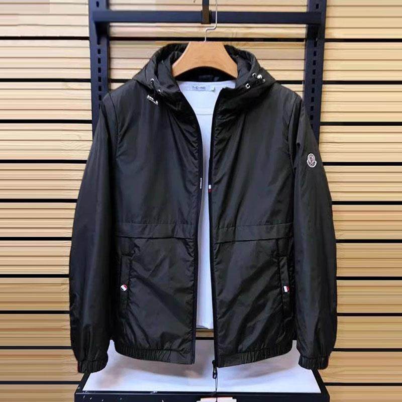 高端夹克外套男士2025新款春秋冬季潮流修身连帽高级感棉衣服男款