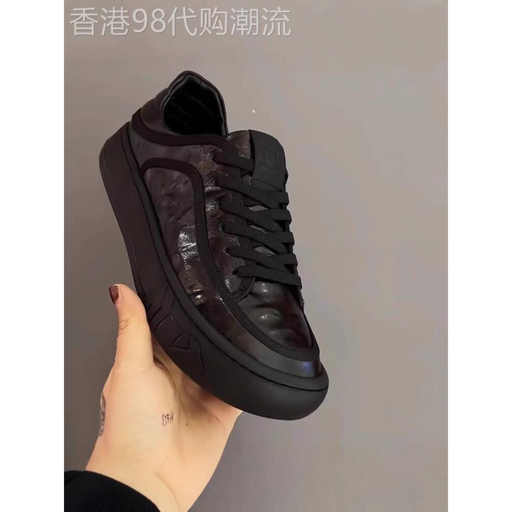 不过时的经典款~Mysterious Gifs新款皮鞋男潮流系带休闲鞋小众软