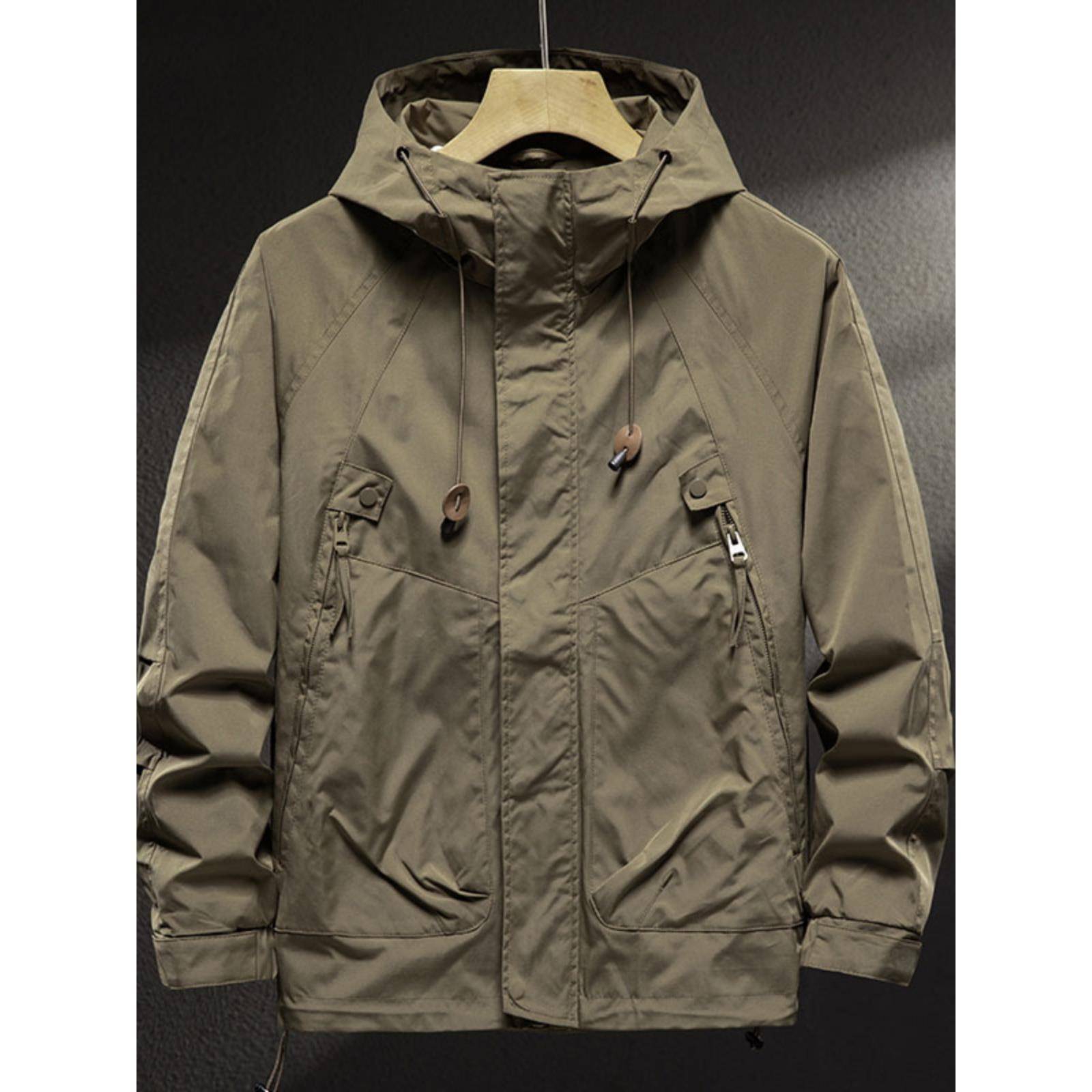 Marolio~高豪华级别！运动夹克男子连帽工作服登山风衣飞行员夹克