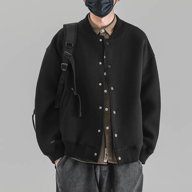 it neith BIAS潮牌春秋棒球服外套男士宽松美式复古高街飞行夹克