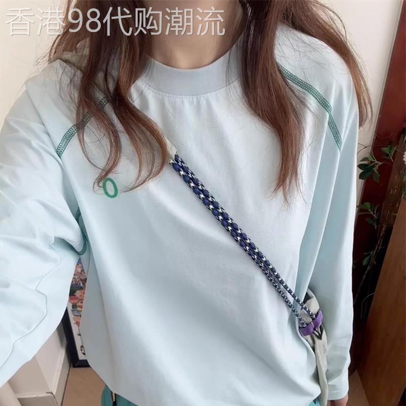潮牌速干衣女款2026夏薄款防晒长袖T恤户外运动骑行服冰丝打底衫