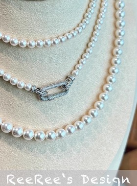 小众爆款高级感法式轻奢珍珠项链