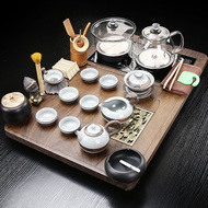 bàn trà điện tử Khay trà nhỏ tích hợp hoàn toàn tự động đáy nước sôi ấm đun nước cát tím bộ trà hộ gia đình bàn trà đơn giản trà biển hướng dẫn lắp bàn trà điện bàn pha trà bằng điện