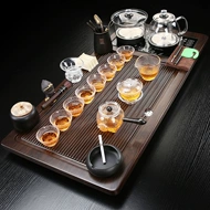 Hộ Gia Đình Chắc Chắn Khay Trà Gỗ Hoàn Toàn Tự Động Đáy Nước Sôi Tích Hợp Phòng Khách Trà Bộ Bộ Bàn Trà Lớn trà Biển bàn trà điện ban tra dien thong minh