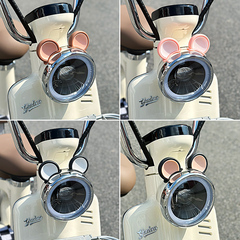 电动摩托车装饰小配件女生头盔实用卡通车贴爱玛台铃雅迪汽车贴纸