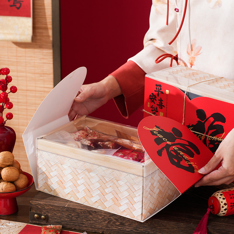 瓦楞加厚中秋送礼月饼礼盒中式糕点坚果零食礼品包装盒饼干糖果盒