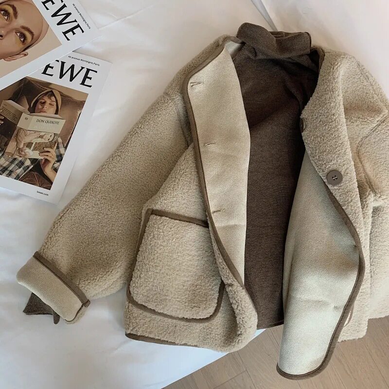 womenclothes卡其色圆领