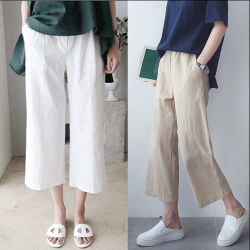 womenclothes阔腿裤女夏
