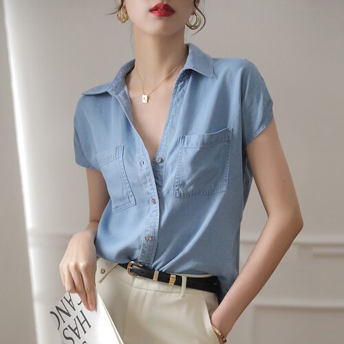 womenclothes天丝牛仔衬
