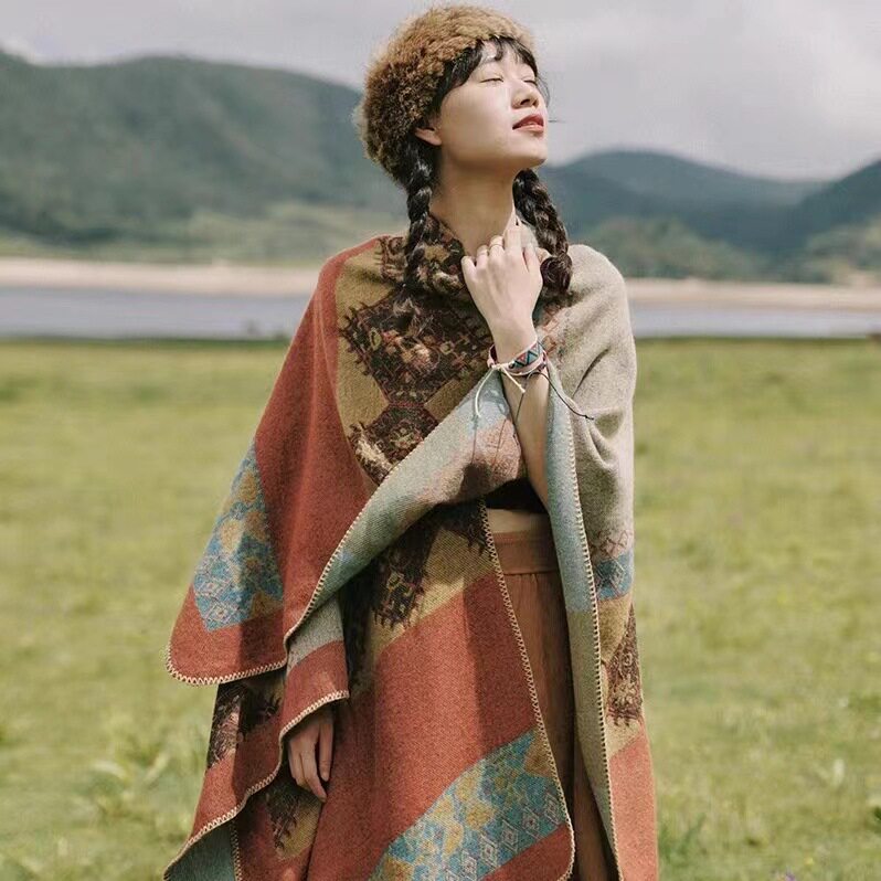 新疆旅游草原民族风披肩