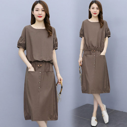 womenclothes棉麻连衣裙