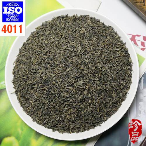 眉茶4011出口绿茶珍眉品质Chunmee green tea茶叶工厂商检出口
