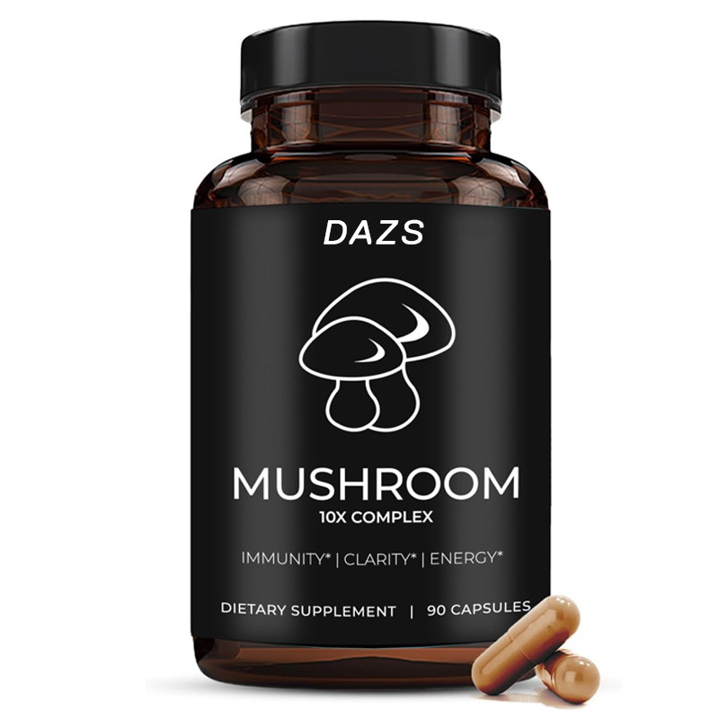 蘑菇胶囊Mushroom Capsules狮子鬃Dietary supplement 膳食补充剂